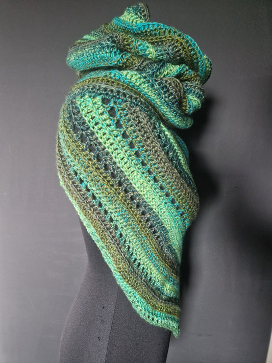 Wild Oleander Hooded Scarf