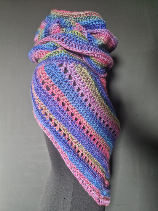 Wild Oleander Hooded Scarf