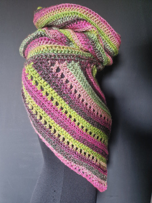 Wild Oleander Hooded Scarf