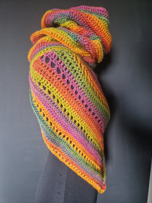 Wild Oleander Hooded Scarf