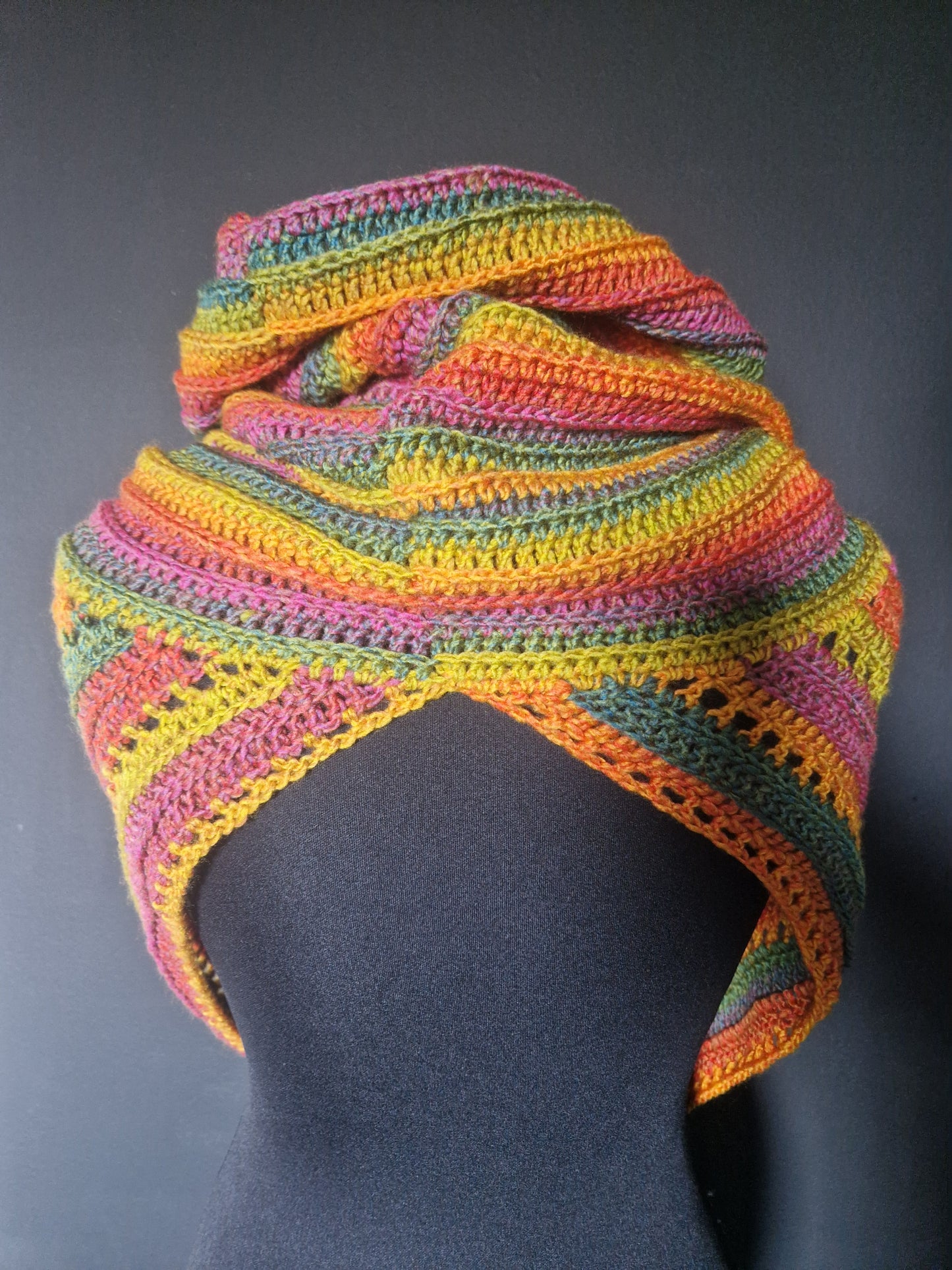 Wild Oleander Hooded Scarf