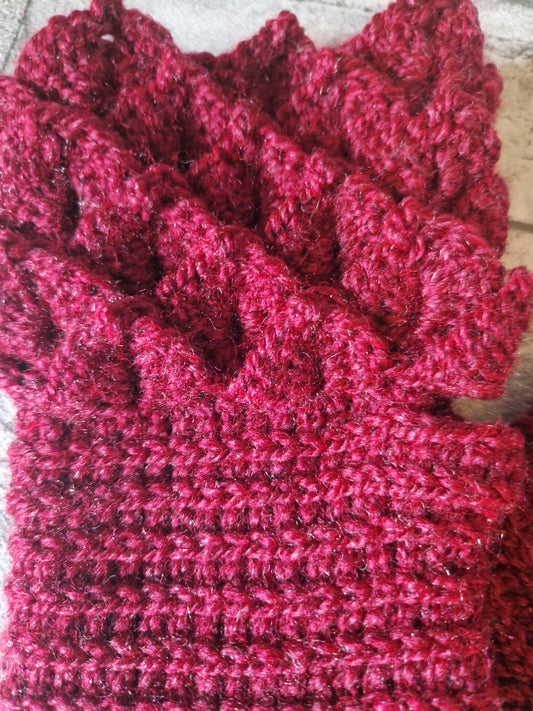 Dragonscale Fingerless Gloves