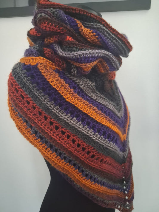 Wild Oleander Hooded Scarf
