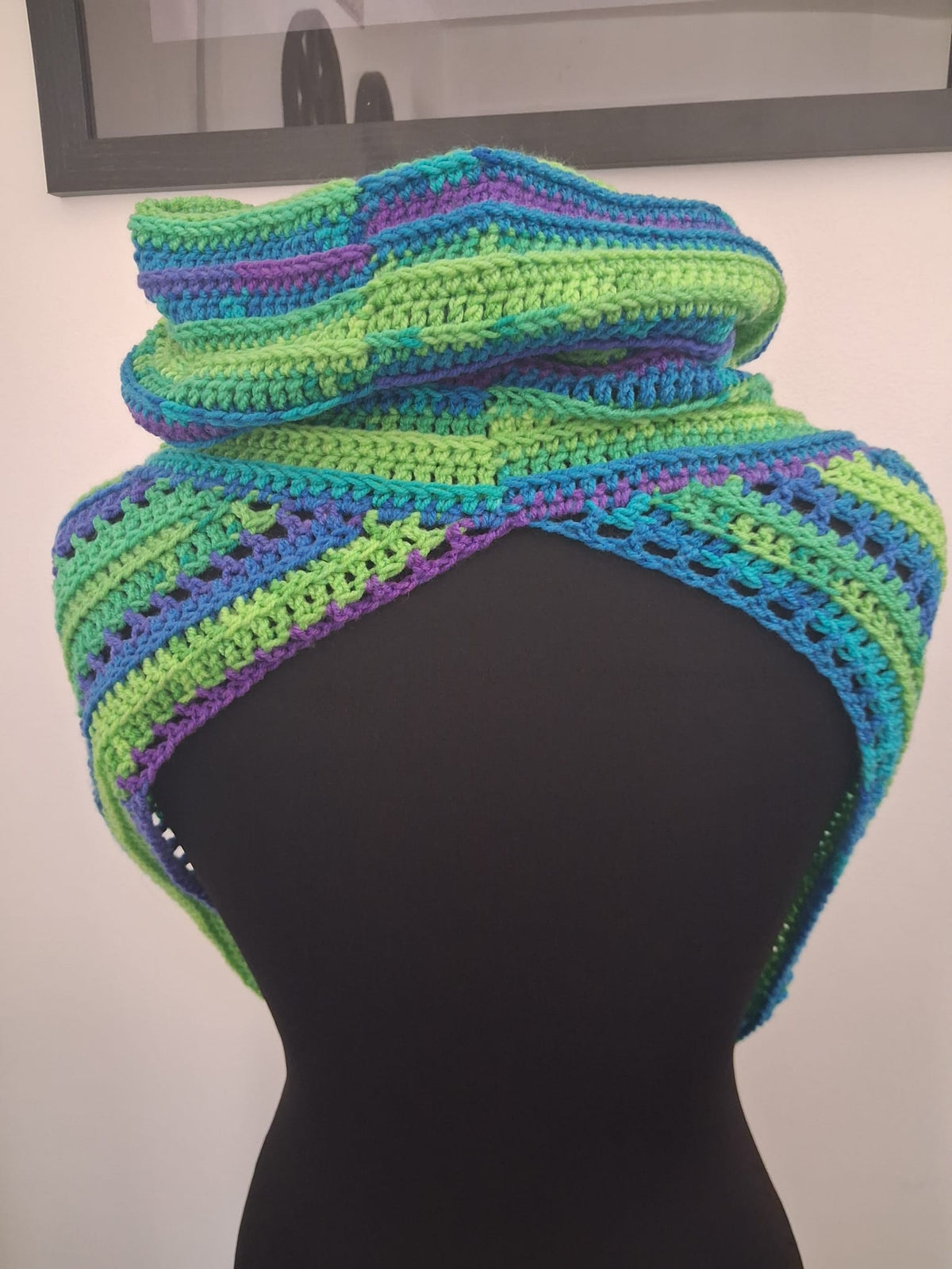Wild Oleander Hooded Scarf