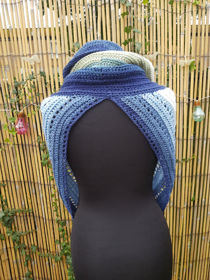 Wild Oleander Hooded Scarf