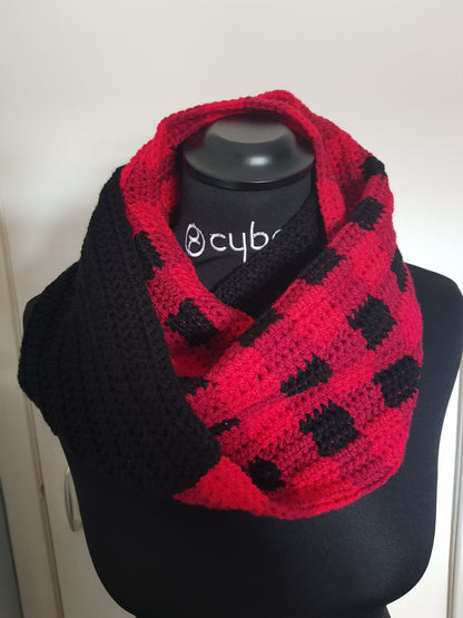 Plaid Infinity Scarf