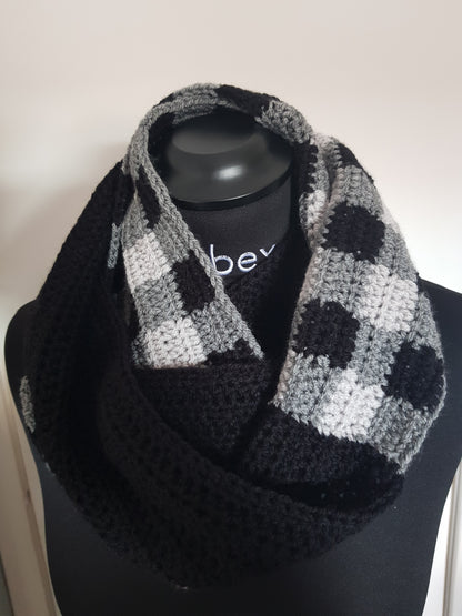 Plaid Infinity Scarf