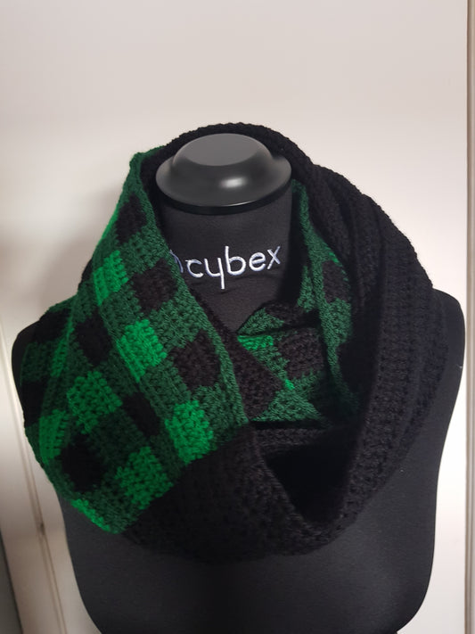 Plaid Infinity Scarf