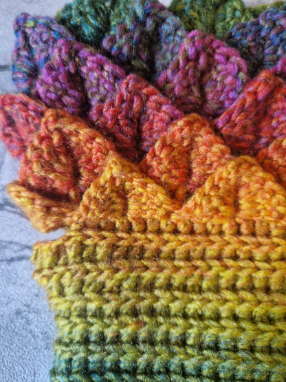 Dragonscale Fingerless Gloves