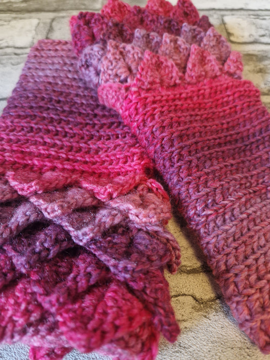 Dragonscale Fingerless Gloves