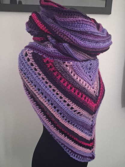 Wild Oleander Hooded Scarf