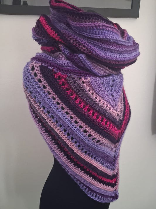 Wild Oleander Hooded Scarf