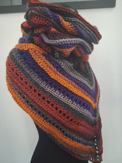 Wild Oleander Hooded Scarf