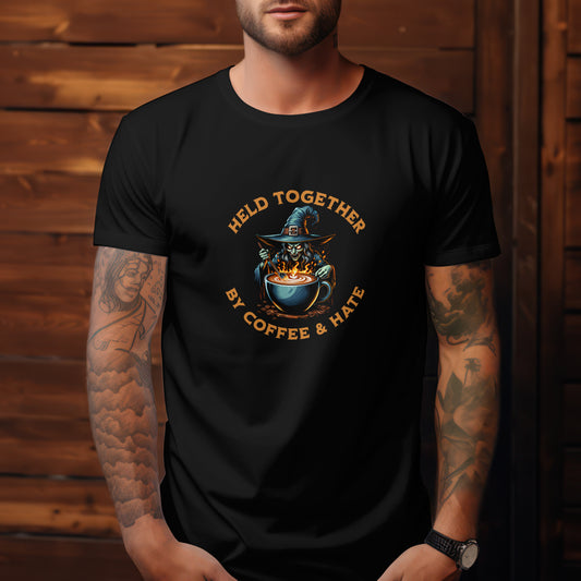 Held Together by Coffee & Hate Tee
